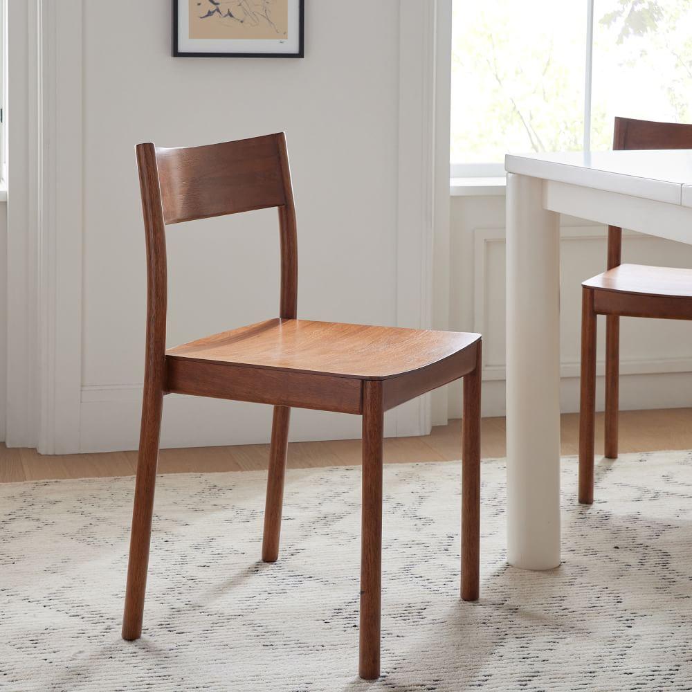 West elm wood deals chairs